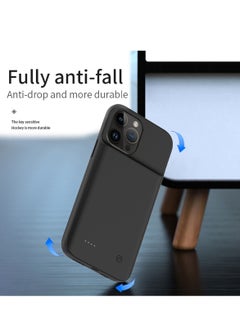 GULFLINK Wireless Protective Charging Case Cover For iphone 14 promax 6800mah Black  - Image 3