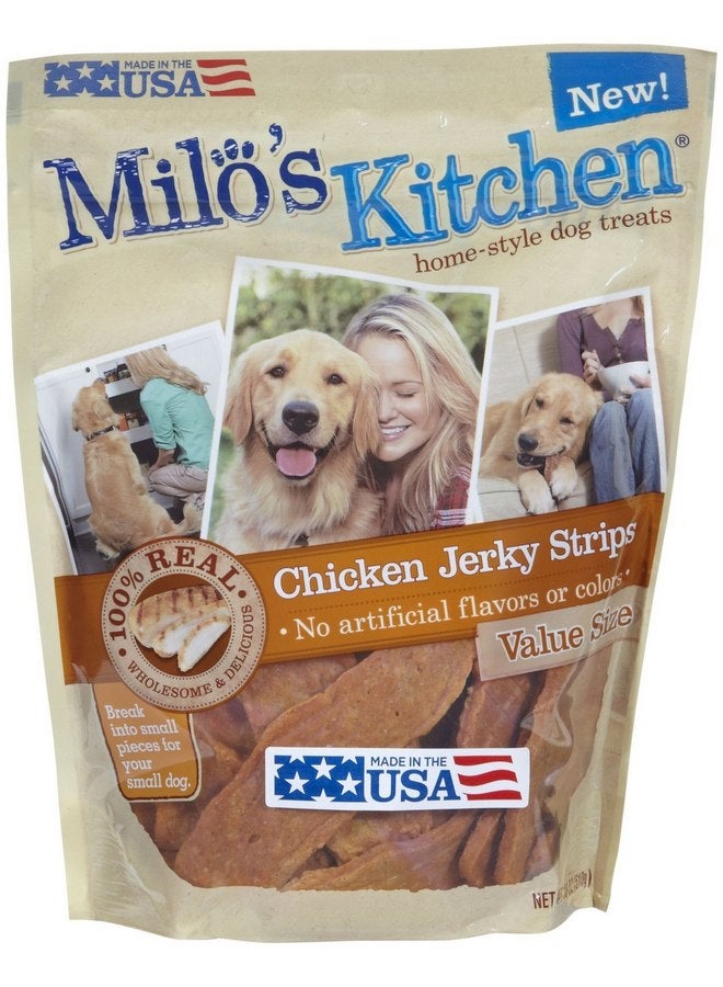 ميلو كيتشن مكافآت لحم الدجاج المجفف من شركة Big Heart Pet Milo'S، 18 أونصة - Image 1