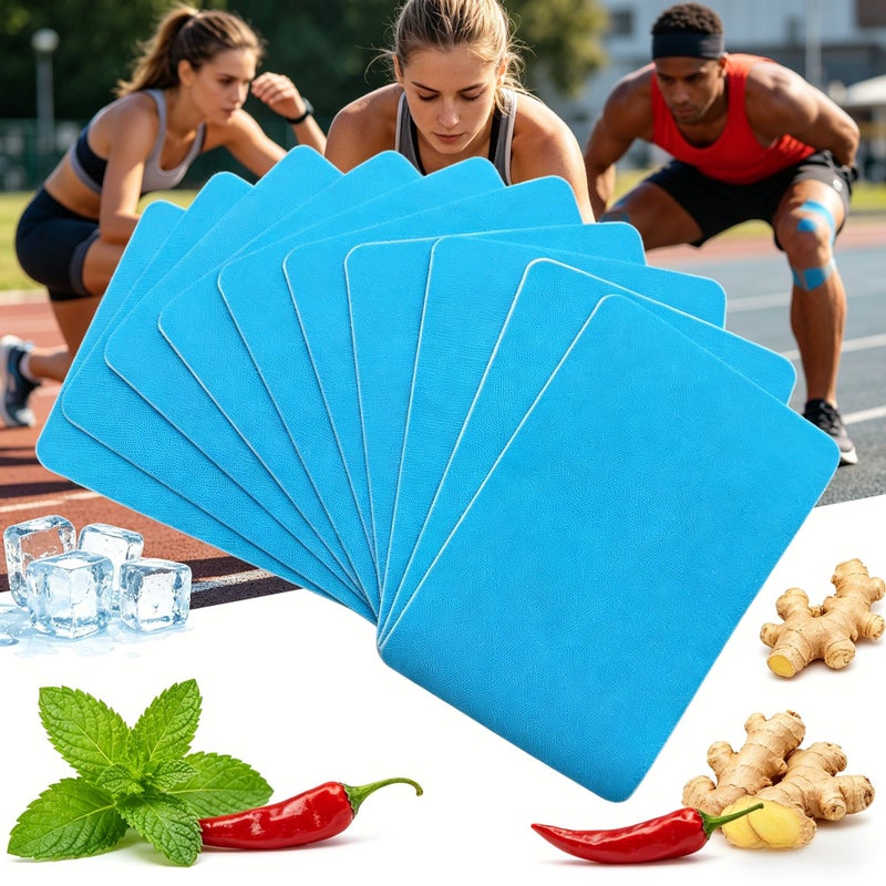 25 Pcs Blue Hot Cold Elastic Bandage Adjustable Support Strap Multi Part Comfortable Skin Friendly Wrap Home Use Portable - Image 4