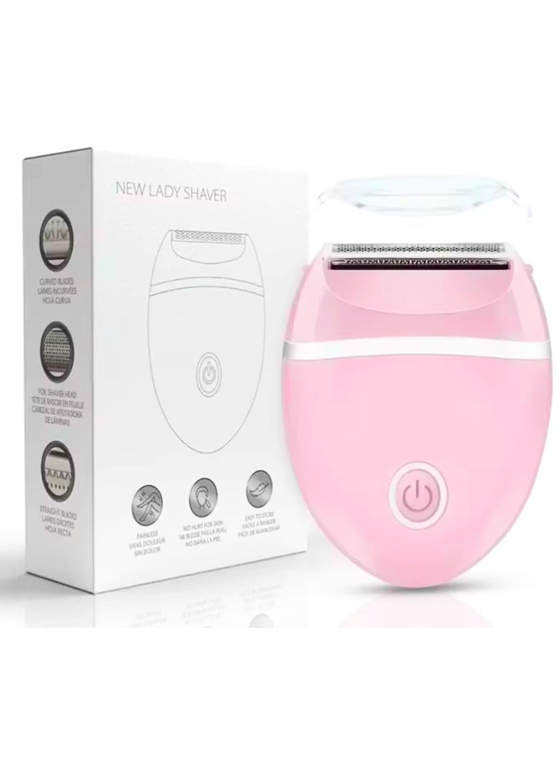 Lady Shaver Hair Remover for Women Face Mini Electric Facial Hair Removal For Women Pink - Image 1