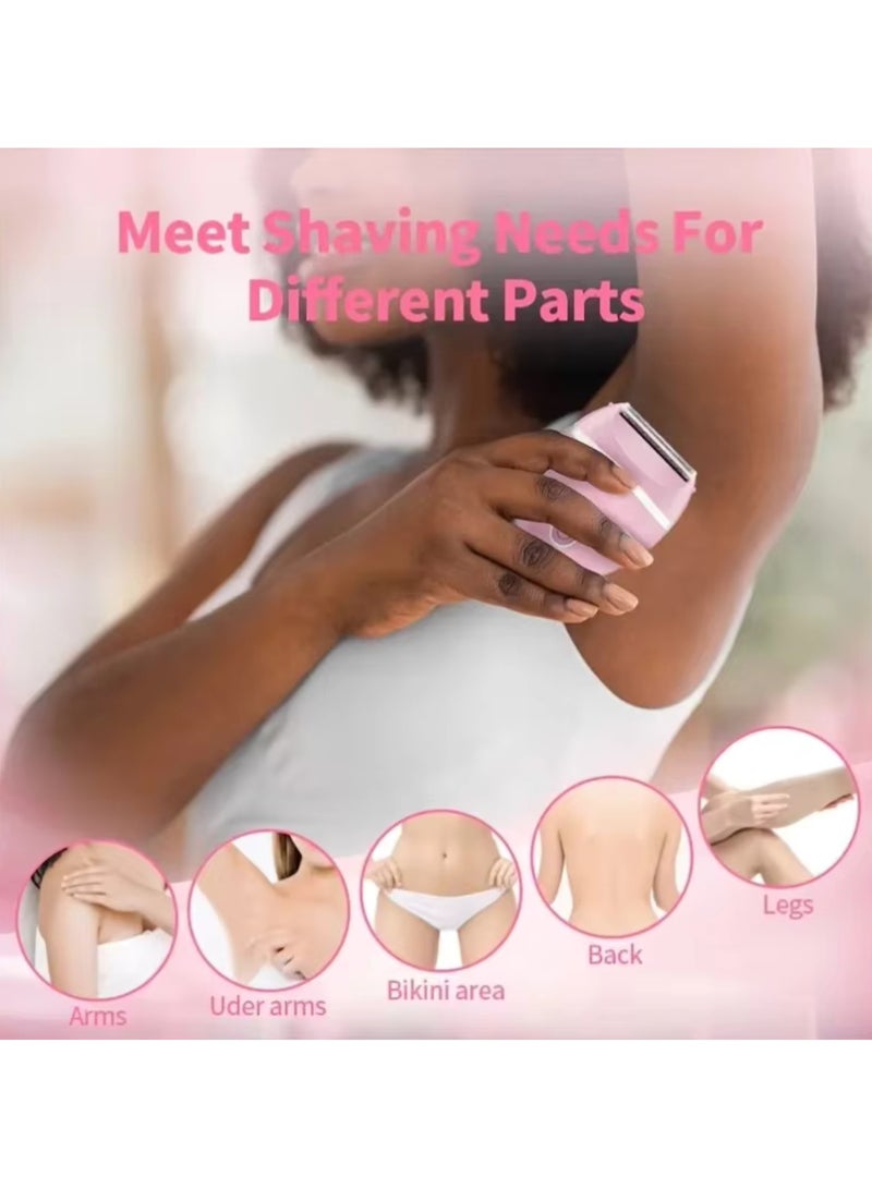 Lady Shaver Hair Remover for Women Face Mini Electric Facial Hair Removal For Women Pink - Image 2