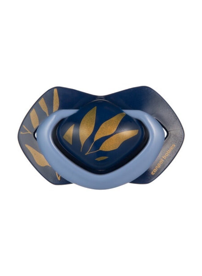 Canpol babies ​ Canpol babies Silicone Soother Light touch 6-18m Symmetrical GOLD 2 pcs blue - Image 3
