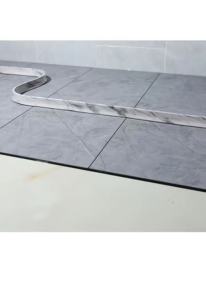 Elegant Curved Shower Partition Self Adhesive Bathroom Divider With Wet Dry Barrier Modern Goose Yellow 39.37 Inch Long Durable High Quality Material For Bathtub Shower Kitchen Easy Installation Space Saving Decorative Privacy Screen - Image 5