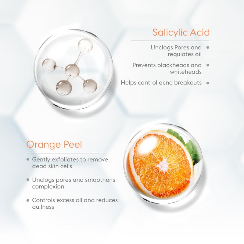 VLCC Salicylic Acid Orange Peel Serum Facewash 150 ml for Deep Pore Cleansing for AM with Free Hyaluronic Acid Aloe Vera Serum Facewash 150 ml to Strengthen Skin Barrier for PM B1G1 - Image 5