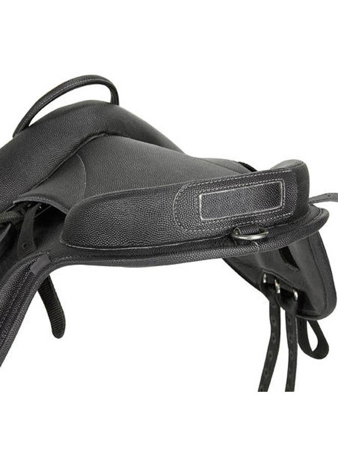 FOUGANZA Synthetic Horse Riding Pony Saddle 100  - Image 3