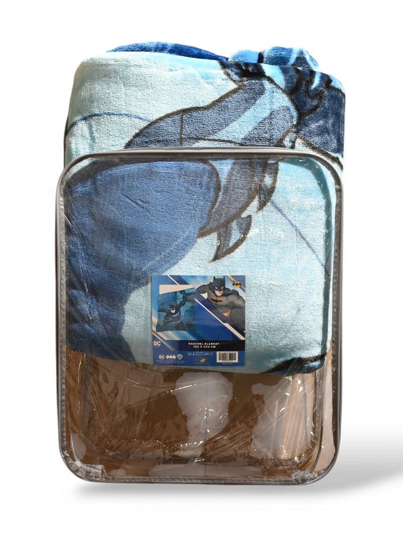 باتمان - بطانية باتمان راشيل - 160 × 220 سم، 100% بوليستر، 2200 جرام - Image 1