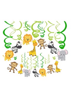 Highland 24-Piece Jungle Animal Theme Swirls  - Image 1
