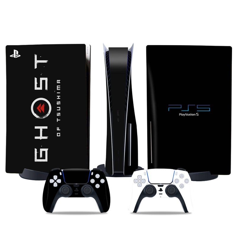 PS5 Disc Edition Sticker PS5 Digital Edition Console Controller Skin Ghost of Tsushima Support Drop Shipping Matte Finish