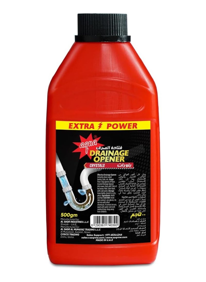 Aqua Drainage Opener Crystals 500g - Image 1
