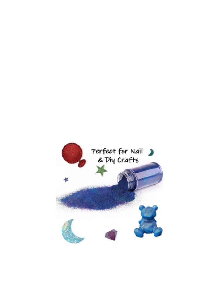 Sadaf Glitter Shakers Blue Colour 100G - Image 1