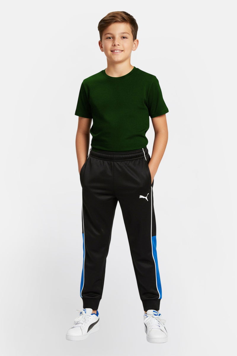 PUMA سروال رياضي خارجي للأطفال الأولاد، أسود - Image 1