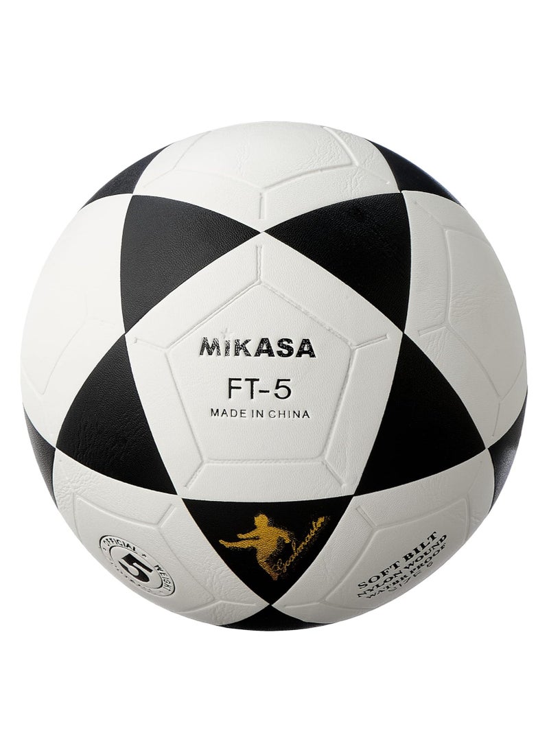 null - Mikasa Football size 5 (black & white) - Image 1