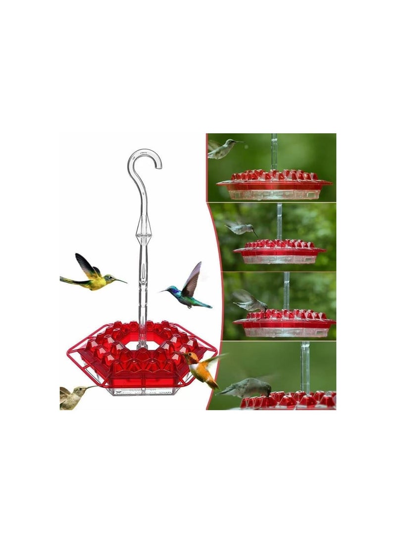 Generic - Reservation Hummingbird Feeder,Keilani Dotmalls Windchime Hummingbird Feeder,Hummingbird Feeders for Outdoors Hanging Ant and Bee Proof,Easy to Clean and Refill (RED) - Image 1