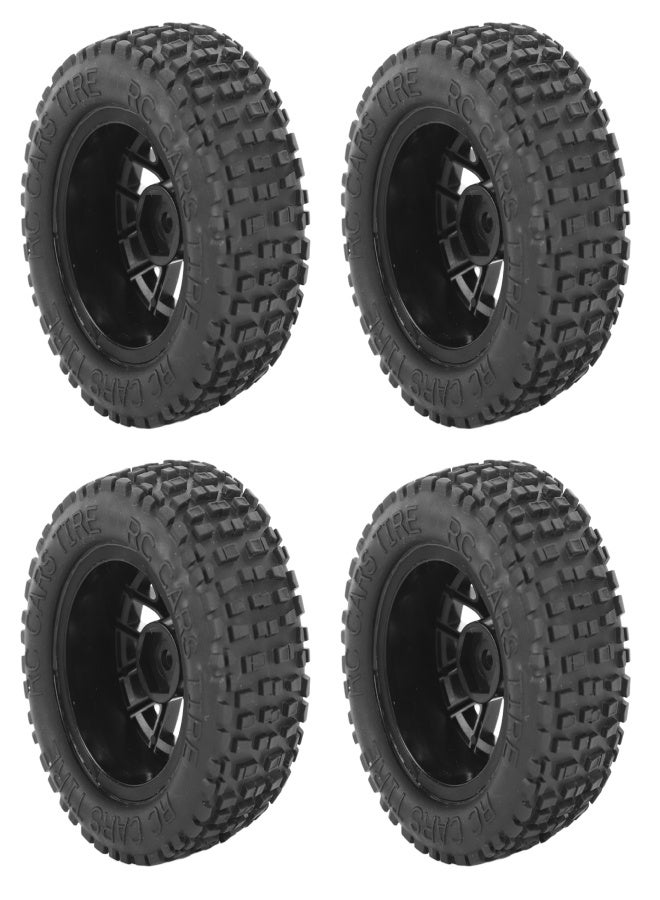 4Pcs RC Tires Rubber Universal Truck Wheel for 1:14 1:16 1:18 Car Model Accessory - Image 3