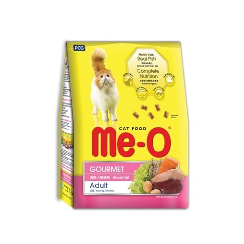 Me-O Dry Cat Food, Gourmet Flavor (1.1 Kg), Adult - Image 1