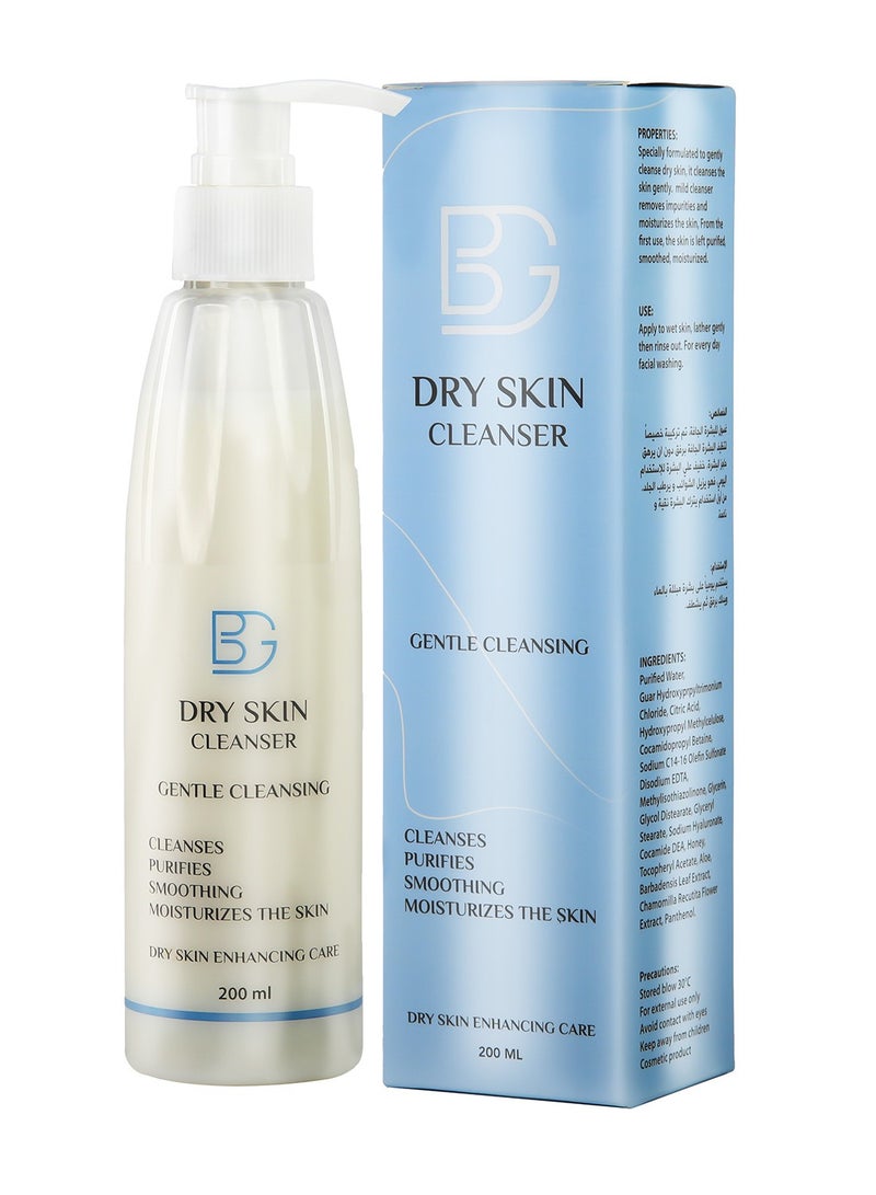 BG Dry Skin Cleanser 200ml - Image 1