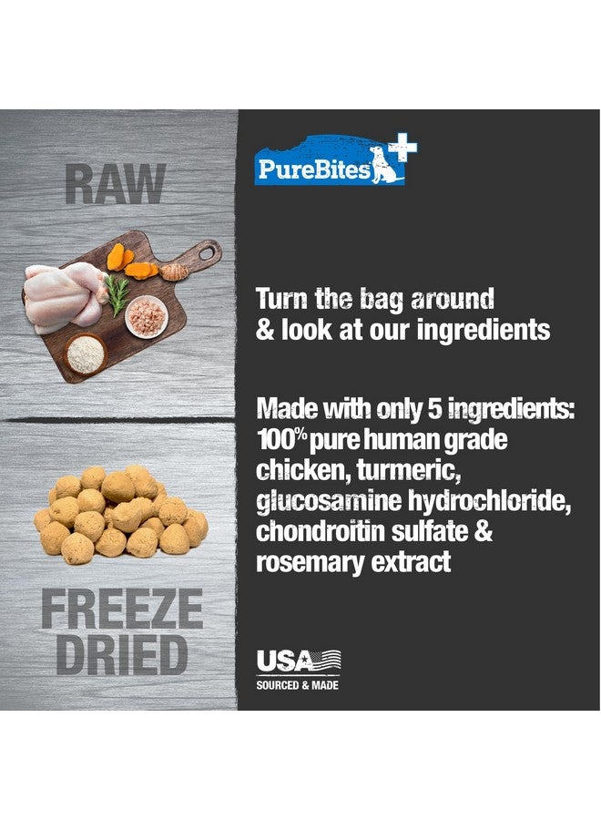 PureBites+ Hip & Joint Freeze Dried Dog Treats, 5 Ingredients, Made in USA, 3oz - Image 3
