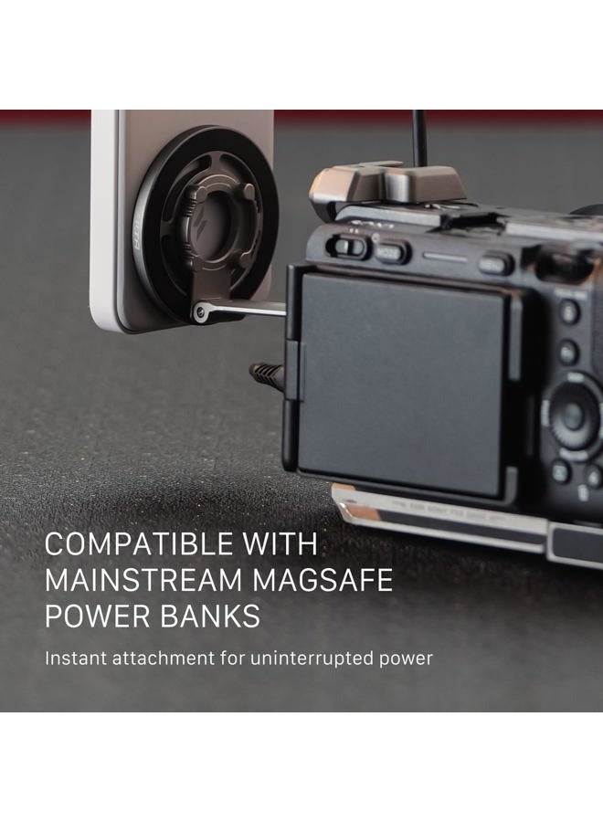 Tilta Magnetic Articulating Mounting Kit – Titanium Gray | Smartphone & Power Bank Holder with Cold Shoe, 1/4”-20 | Multi-Axis Arm for Camera Rigs, Wireless Monitoring, Vlogging - Image 3