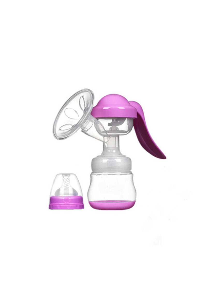 Generic Beikang Rabbit Manual Breast Pump for Mothers Violet 