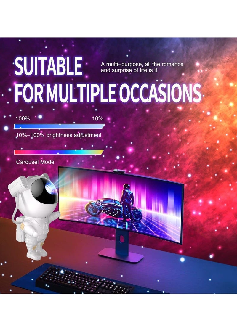 ELTRAZONE Star Projector Galaxy Night Light, Tiktok Astronaut Space Projector, Starry Nebula Ceiling LED Lamp with Timer and Remote, Kids Room Decor Aesthetic, Gifts for Christmas, Birthdays, - Image 3
