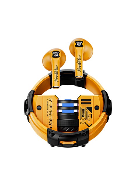 TF-T23 Wireless Earbuds – 30mAh Battery, 280mAh Charging Case, Fast Charging, Up to 5.5 Hours Playtime – Yellow