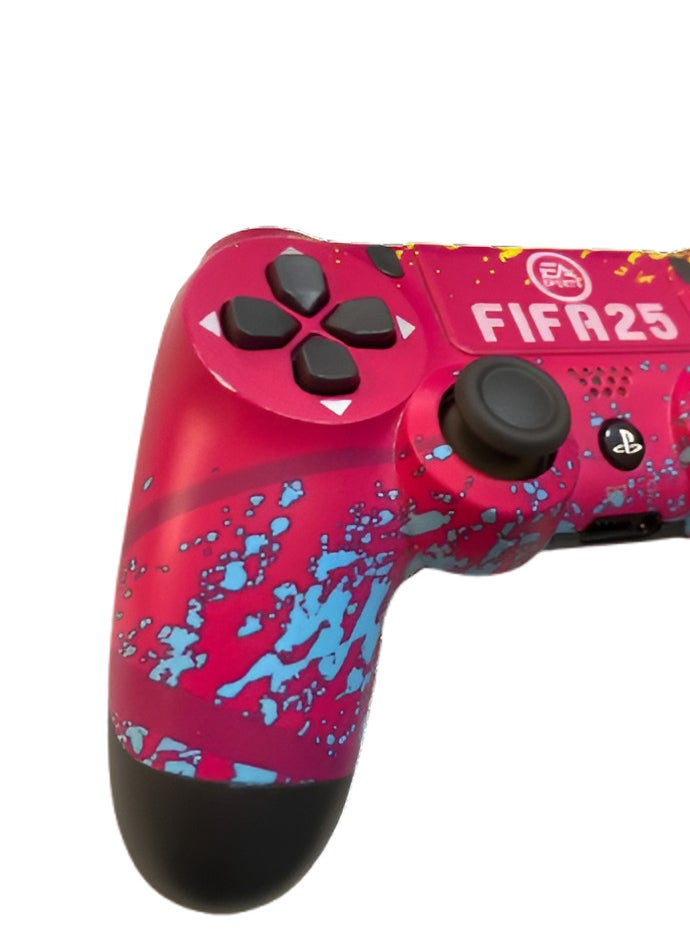 Custom FIFA 25 Edition PlayStation 4 Controller With Charging Cable