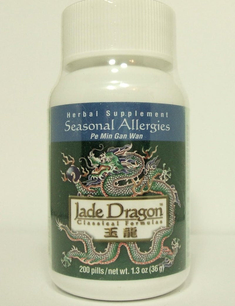Jade Dragon Seasonal Allergies 200 Pills Pe Min Gan Wan Teapills - Image 1