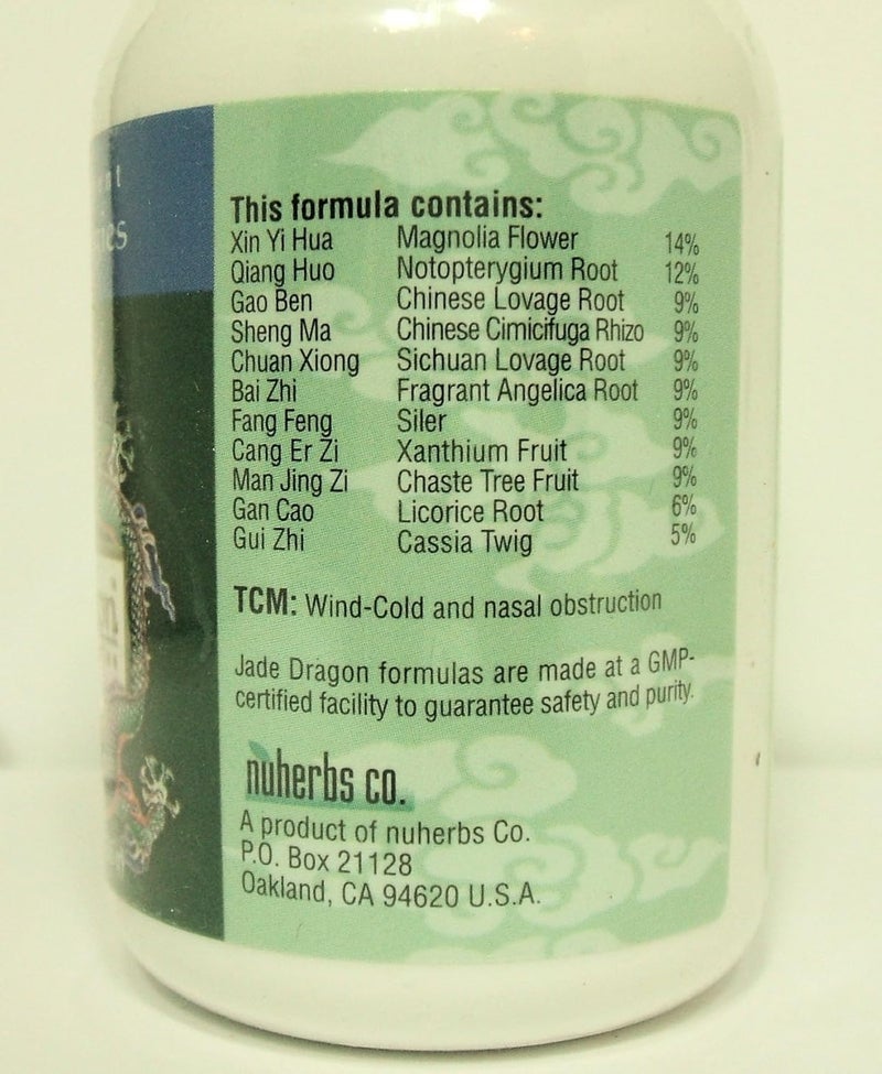 Jade Dragon Seasonal Allergies 200 Pills Pe Min Gan Wan Teapills - Image 2