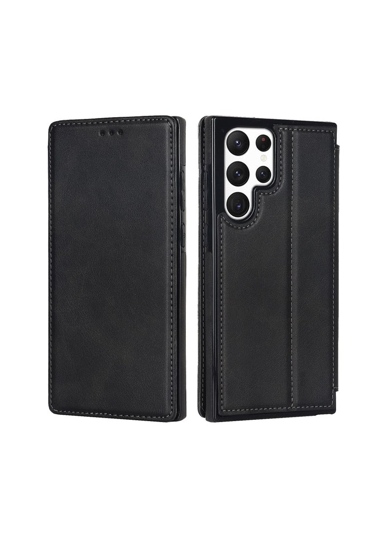 Suteni Flip Cover Leather Protective Case for Samsung Mobile Phone - Image 1