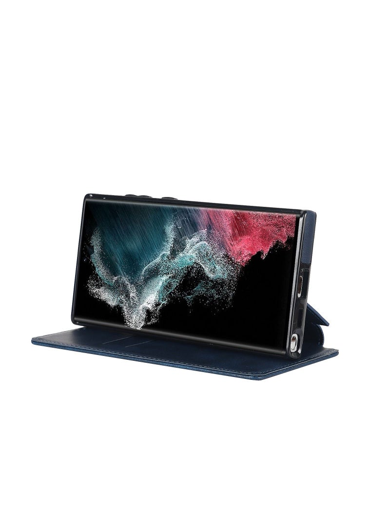 Suteni Flip Cover Leather Protective Case for Samsung Mobile Phone - Image 2