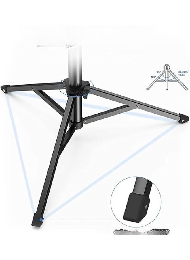 Cell Phone Tripod, 160CM Selfie Stick Extendable Tripod with Bluetooth Remote, Tripod Cell Phone Holder with 360° Rotation, Selfie Stick with Camera, Android, iOS and Other Smartphones - Image 3