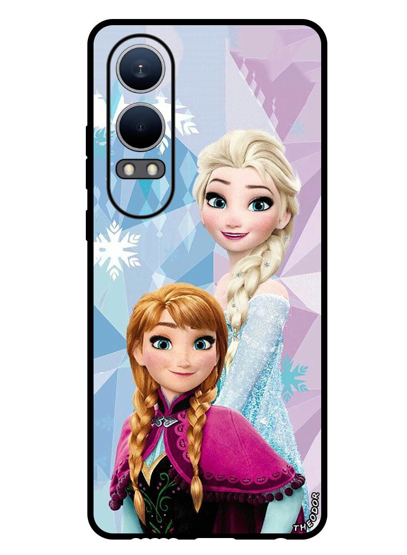 Theodor Protective Case Anti Scratch Shock Proof Bumper Cover For Oppo K12x (China) Anna Elsa 3 - Image 1