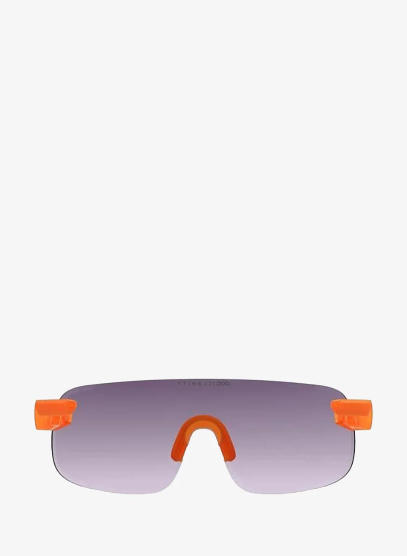 POC Fluorescent Orange Translucent  - Clarity Road/Gold VGM Elicit Bike Sunglasses  | Best Price UAE