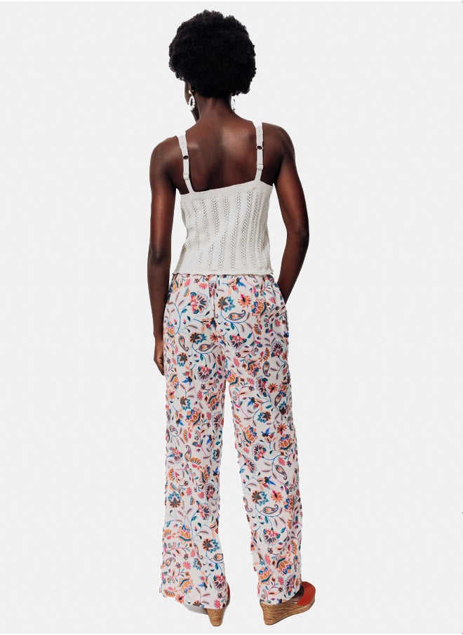 promod Wide leg patterned trousers  - Image 2