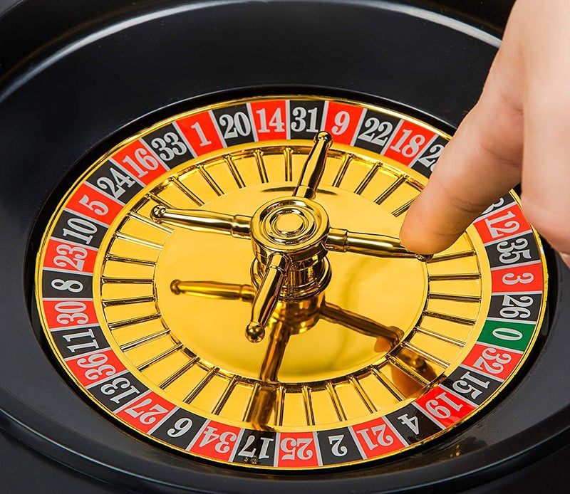 Iktu Shot Glass Roulette Drinking Game Set with Spinning Wheel, 2 Balls and 16 Shot Glasses - Casino Adult Party Games - Multi Color - Image 5