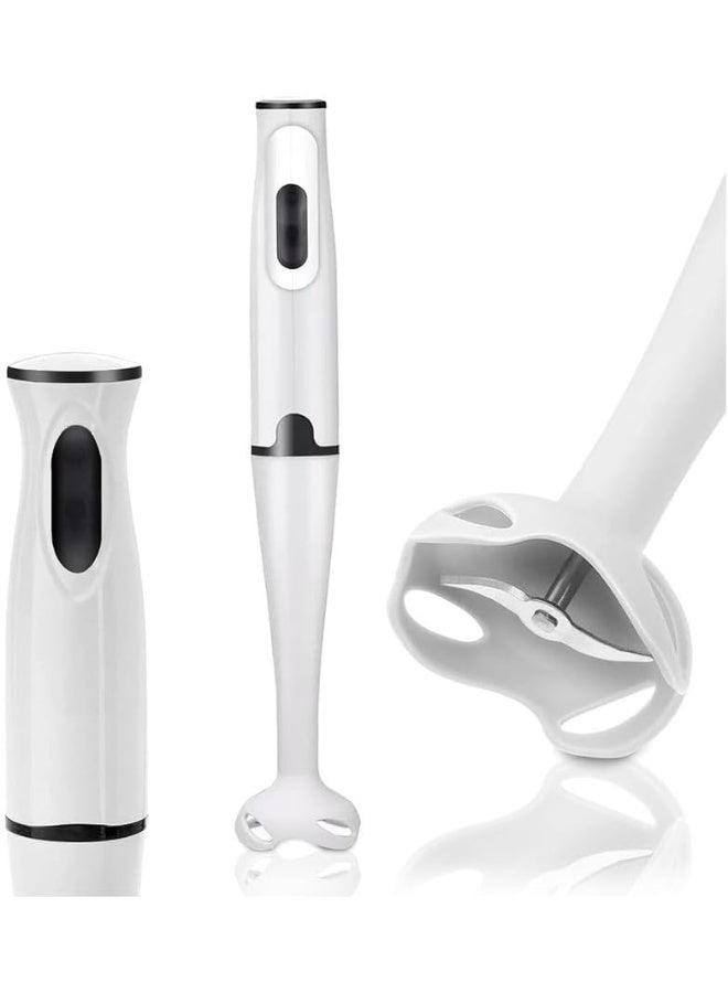 Denx Stick Blender DX2012 (400W, Stainless Steel Blades, Portable Handheld Electric Mixer, Ergonomic Grip, Low Noise, Easy Clean, White) – For Soups, Smoothies, Sauces, Baby Food - Image 1