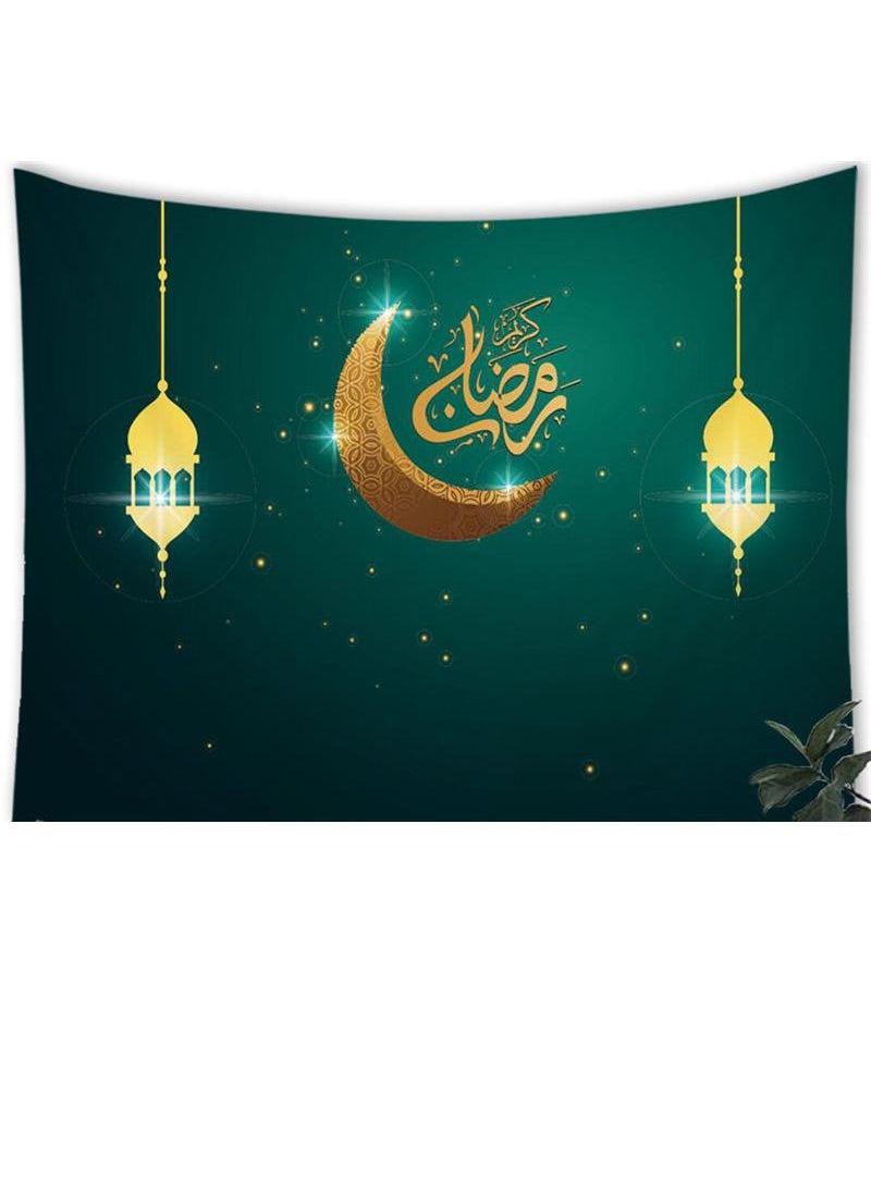 Bluejw 100x70cm Muhammed Ramadan Decorative Mural Tapestry  - Image 1