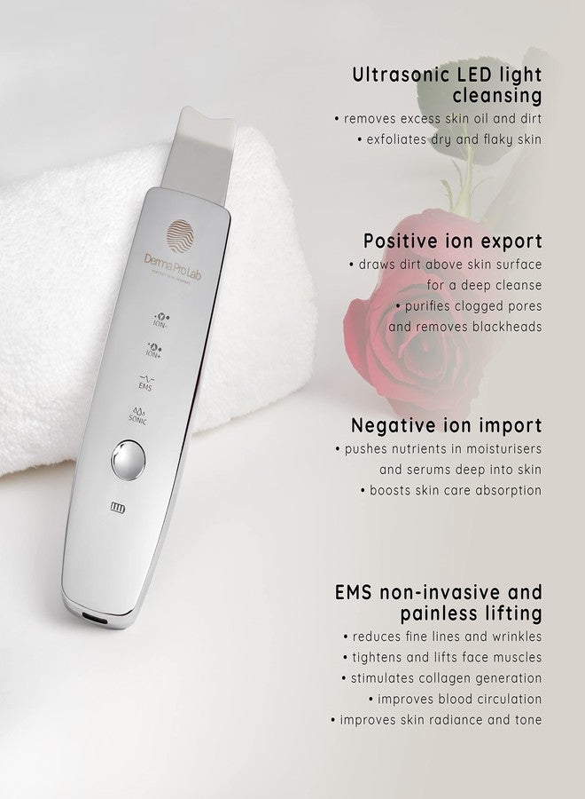 ديرما برو لاب جهاز تنظيف البشرة المتميز - أداة متقدمة للعناية بالبشرة - جهاز إزالة الرؤوس السوداء والعيوب LED 4 في 1 - مختبر جلدياً - Image 5