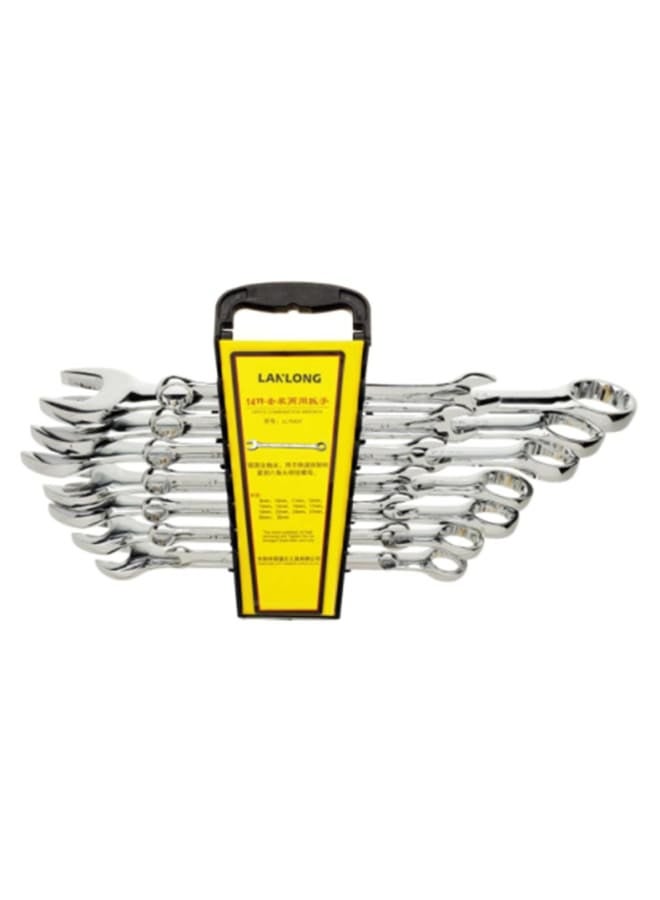 LANLONG 8-Piece Heavy Duty One-Handed Wrench Set