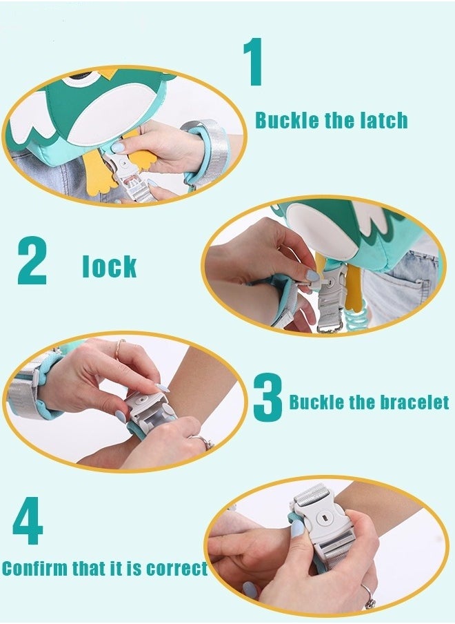 MIXDE Mini Child Schoolbag Wristband Tether Strap And Protection Leashes  - Image 5