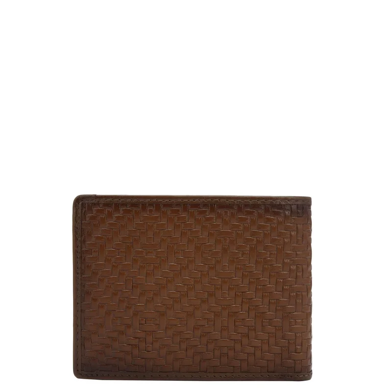 Da Milano Cognac Cognac Bifold Leather Mens Wallet for Men | Best Price UAE