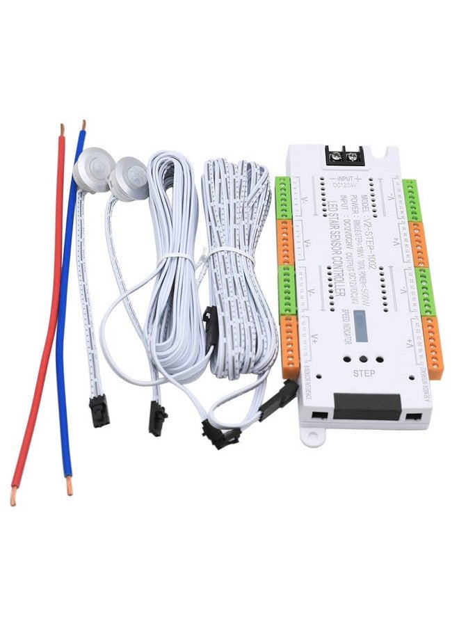 Quick Sense LED Motion 1 Way Sensor Controller for LED Staircase LED Strip Lighting Upto 32 Steps Adjustable Lighting Controller (32CH Stair Controller), White - Image 2