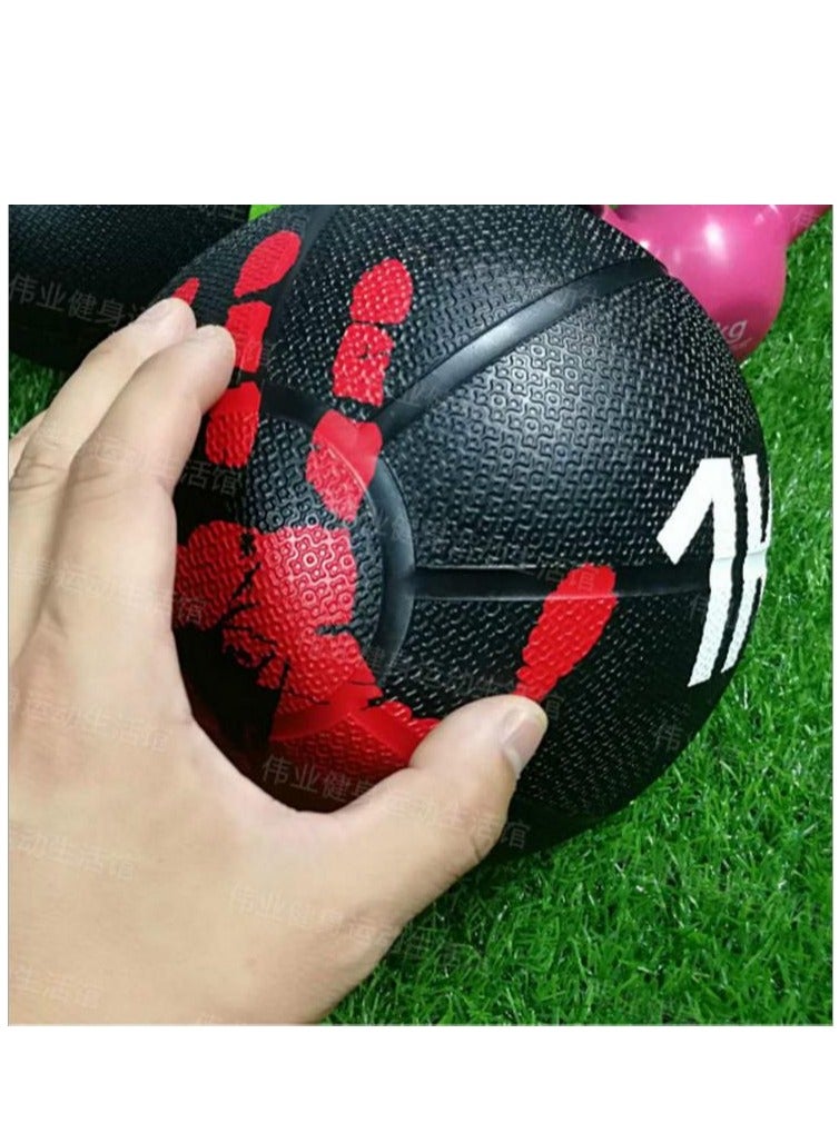 كرة طبية أوزان من المطاط لتدريبات القوة والكروس فيت، 1كجم - Image 2