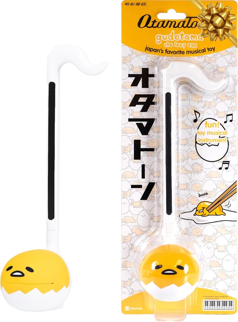 Otamatone إصدار خاص من سانريو (غوديتاما) - آلة موسيقية إلكترونية ممتعة من نوع سينثسايزر من مايوا دينكي (مرخصة رسمياً) [تشمل ورقة الأغاني وتعليمات باللغة الإنجليزية] - Image 1