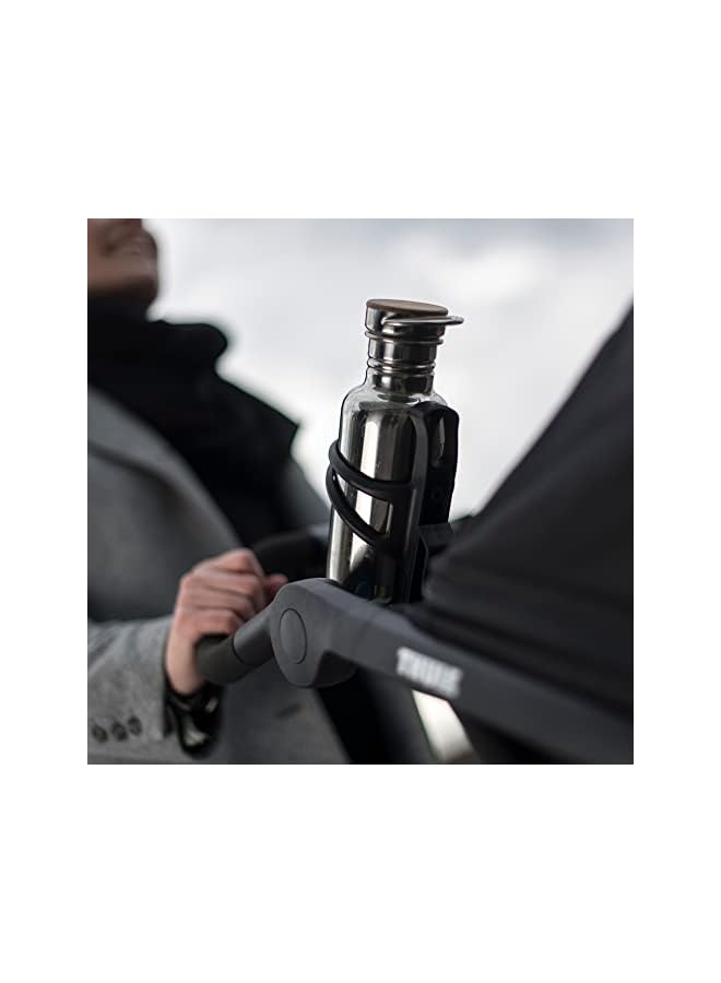 THULE Stroller Cup Holder Bottle Cage Jogging Strollers Black - Image 4