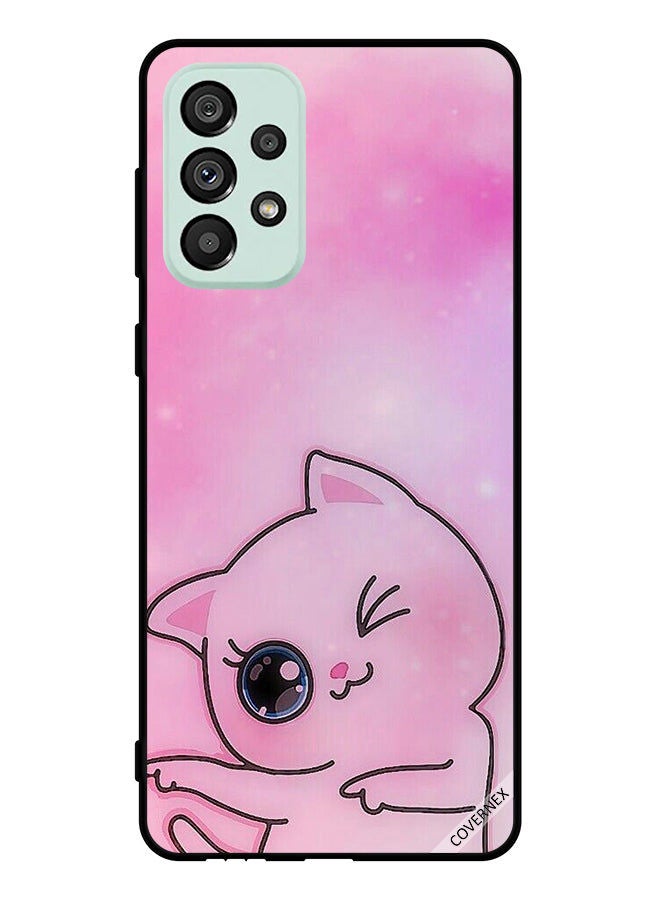 Covernex Protective Case Cover For Samsung Galaxy A53 5G Go This Way Kitten - Image 1