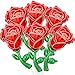 KHC-KHF Roseballoons flowerballoon 6pcs 37in Giant Rose Foil Balloons Red Flower Balloon Valentines Day Balloon for Birthday Wedding Valentines Day Flower Theme Party Decoration - Image 2