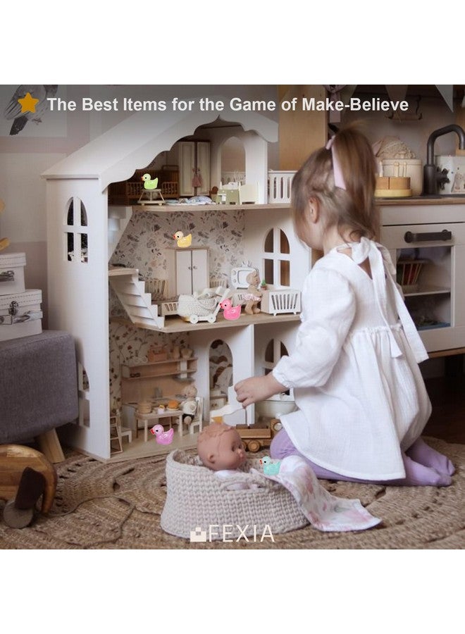 FEXIA 100pcs Mini Ducks Glitter Resin Ducks Mini Resin Animals Figures to Hide Glow in The Dark Tiny Duck Figures for Dollhouse Aquarium Fairy Garden Decor - Image 3