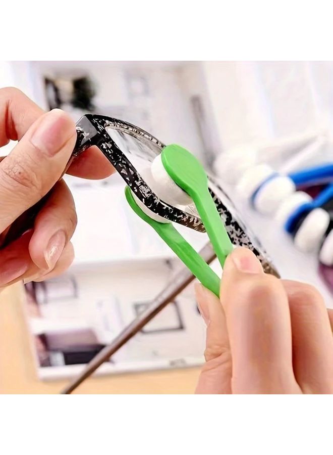 مناديل تنظيف النظارات القابلة لإعادة الاستخدام خالية من الخطوط لتنظيف المرايا تصميم عشوائي الألوان - Image 5