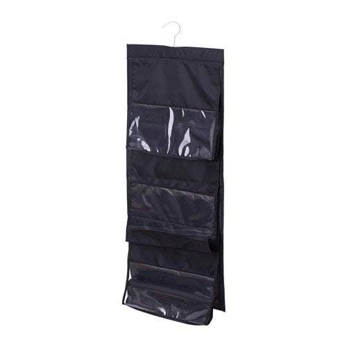 6 Pocket Large Clear Purse Handbag Hanging Storage Bag Organizer Closet Tidy Closet Organizer  - Image 5